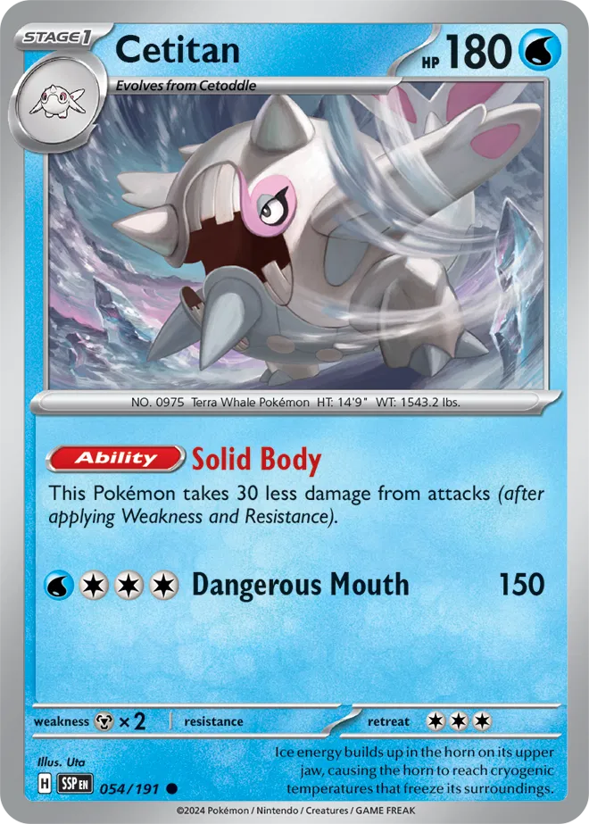 054/191 Cetitan Reverse Holo