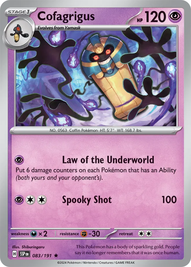 083/191 Cofagrigus Holofoil