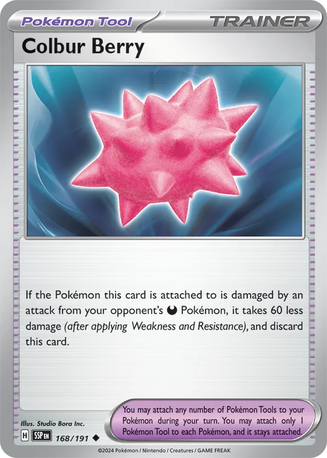 168/191 Colbur Berry Reverse Holo