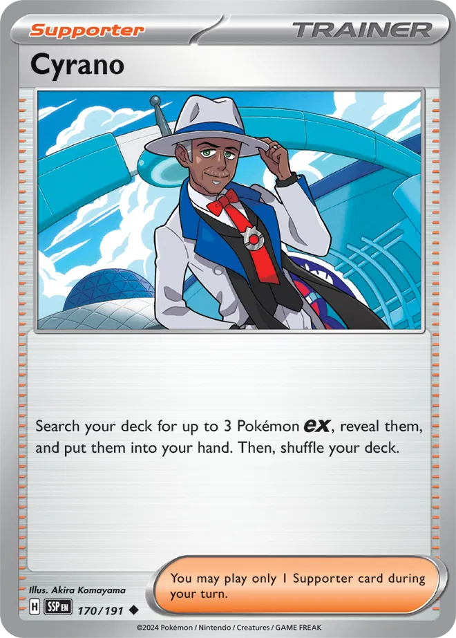 170/191 Cyrano Reverse Holo - Surging Sparks