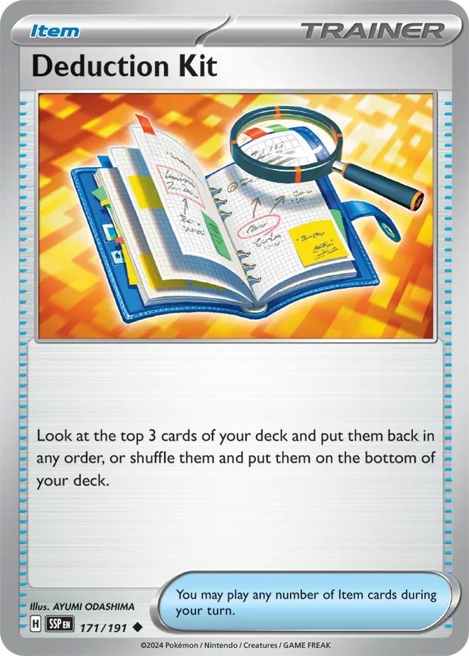 171/191 Deduction Kit Reverse Holo - Surging Sparks