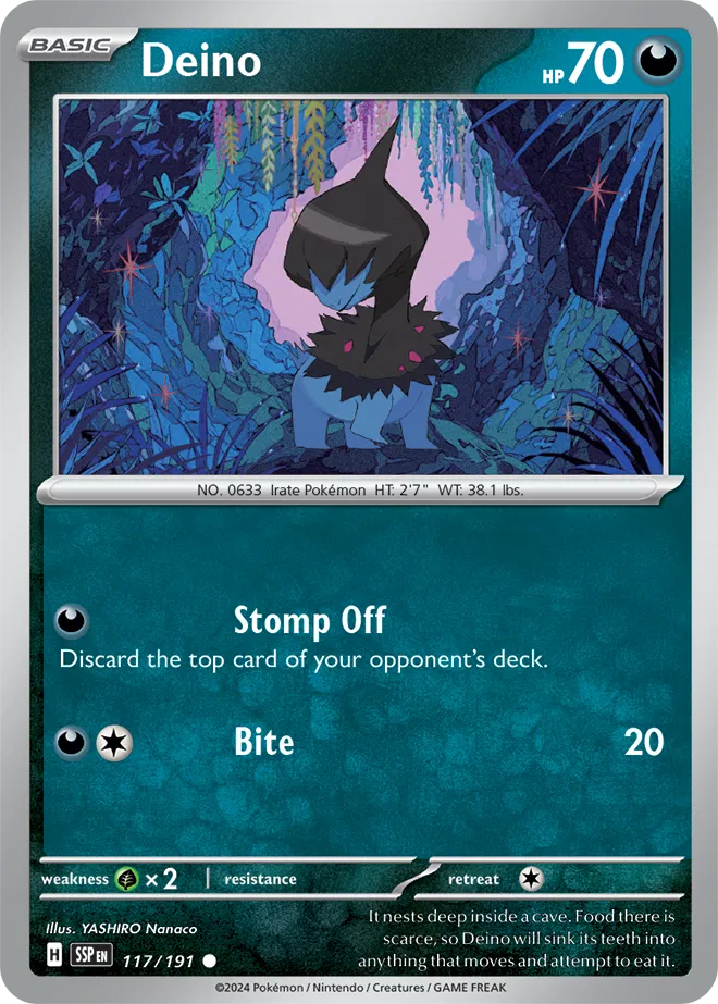 117/191 Deino Reverse Holo