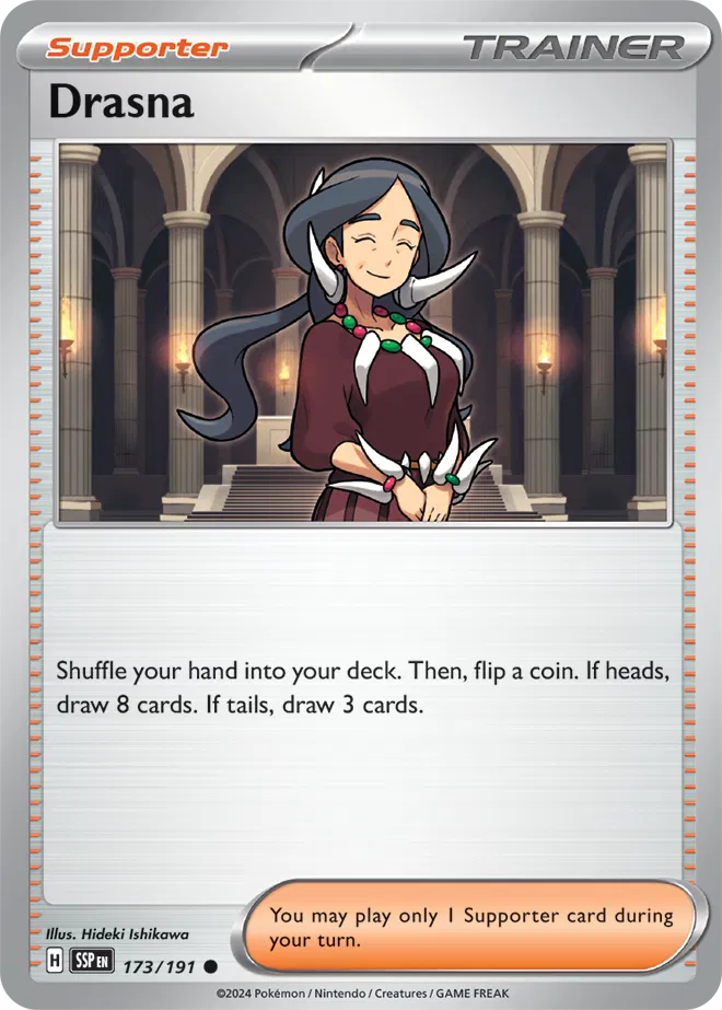173/191 Drasna Reverse Holo - Surging Sparks