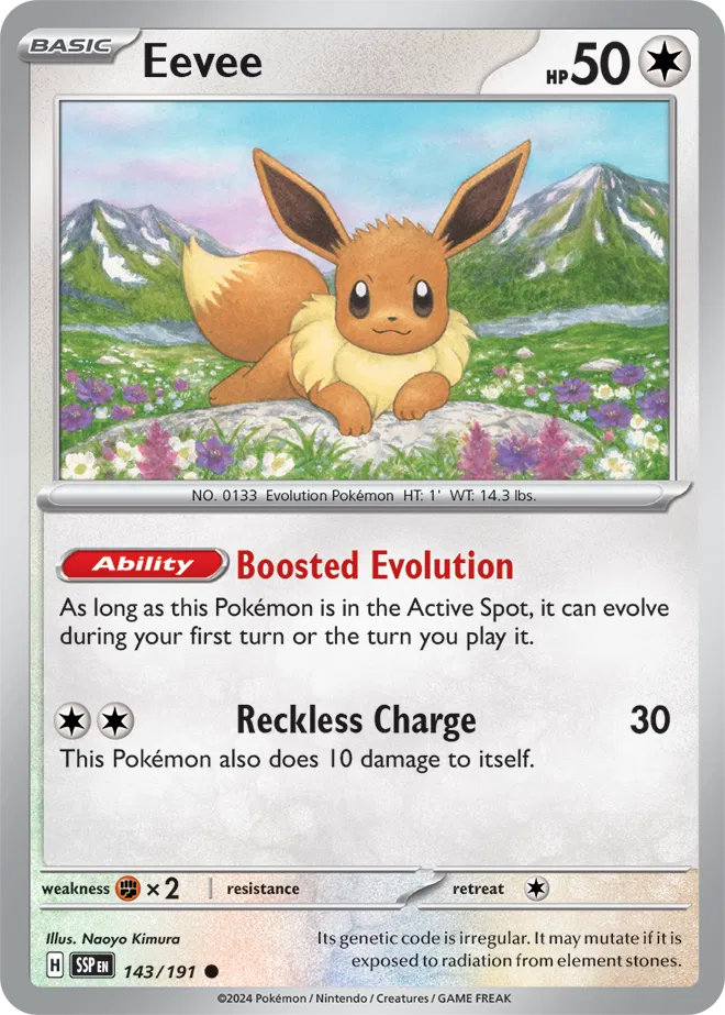 143/191 Eevee Reverse Holo