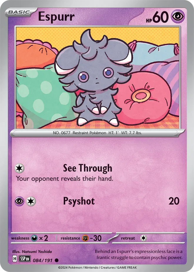084/191 Espurr Reverse Holo