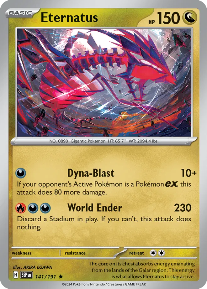 141/191 Eternatus Holofoil