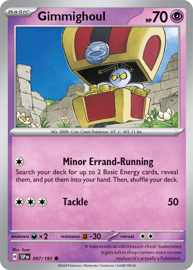 097/191 Gimmighoul Reverse Holo