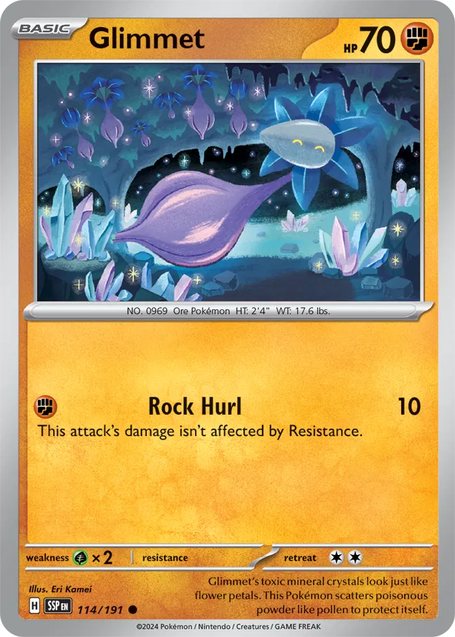 114/191 Glimmet Reverse Holo - Surging Sparks