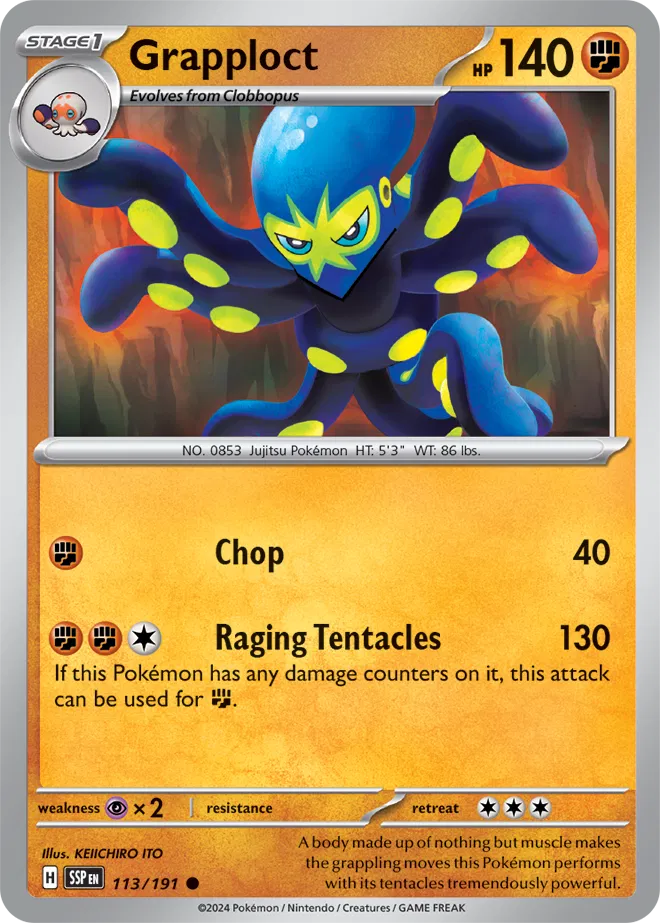 113/191 Grapploct Reverse Holo