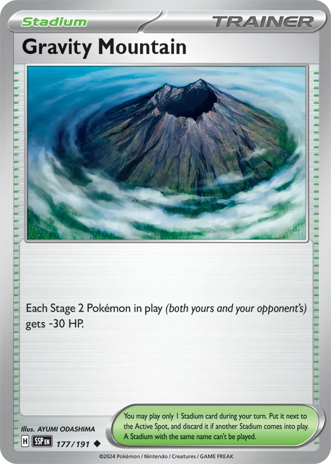 177/191 Gravity Mountain Reverse Holo