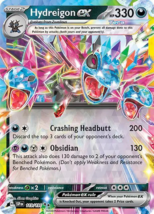 119/191 Hydreigon EX - Surging Sparks