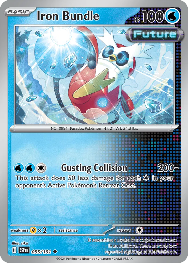 055/191 Iron Bundle Reverse Holo - Surging Sparks
