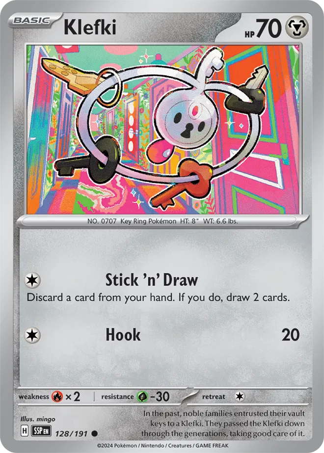 128/191 Klefki Reverse Holo