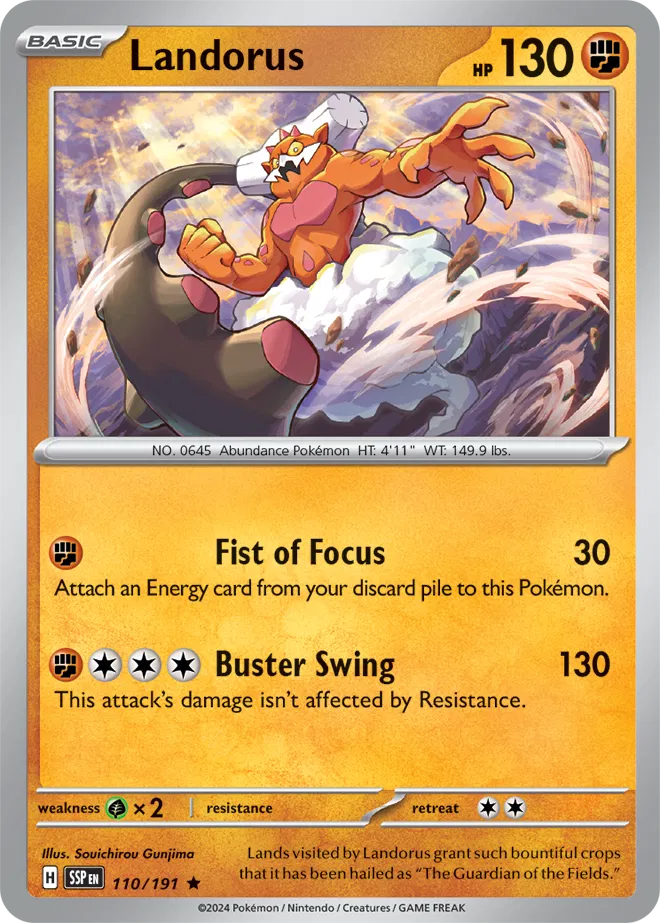 110/191 Landorus Holofoil