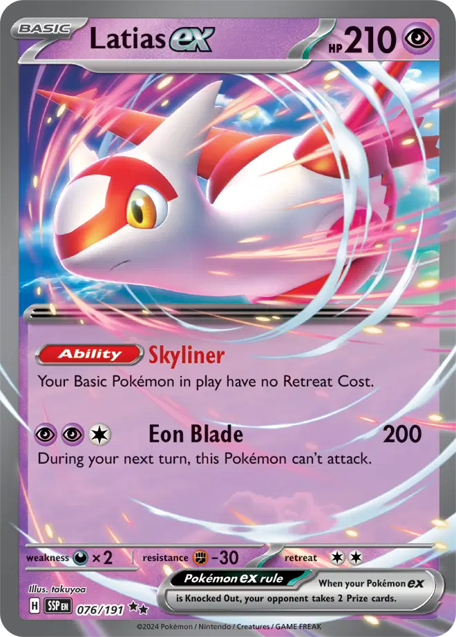 076/191 Latias EX - Surging Sparks