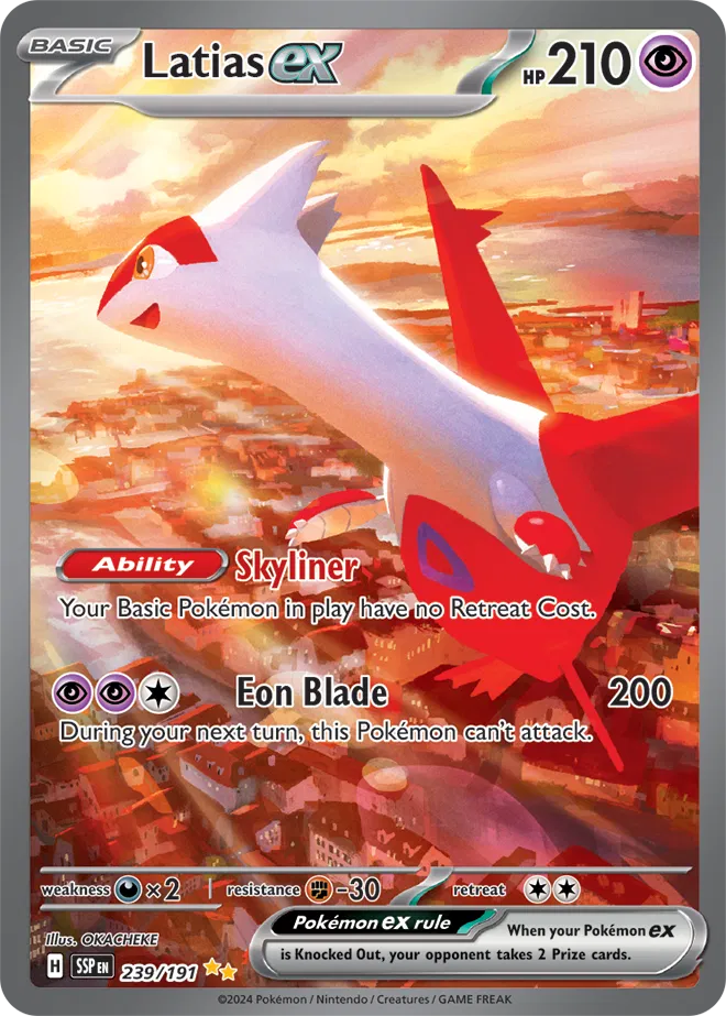 239/191 Latias EX - Surging Sparks