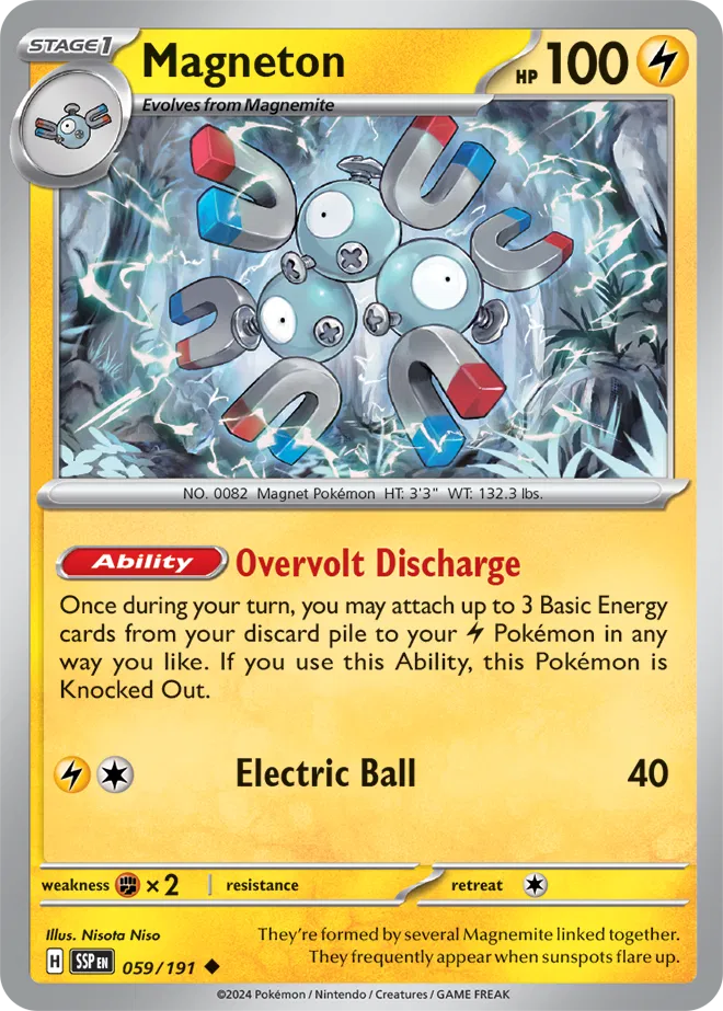 059/191 Magneton Reverse Holo - Surging Sparks