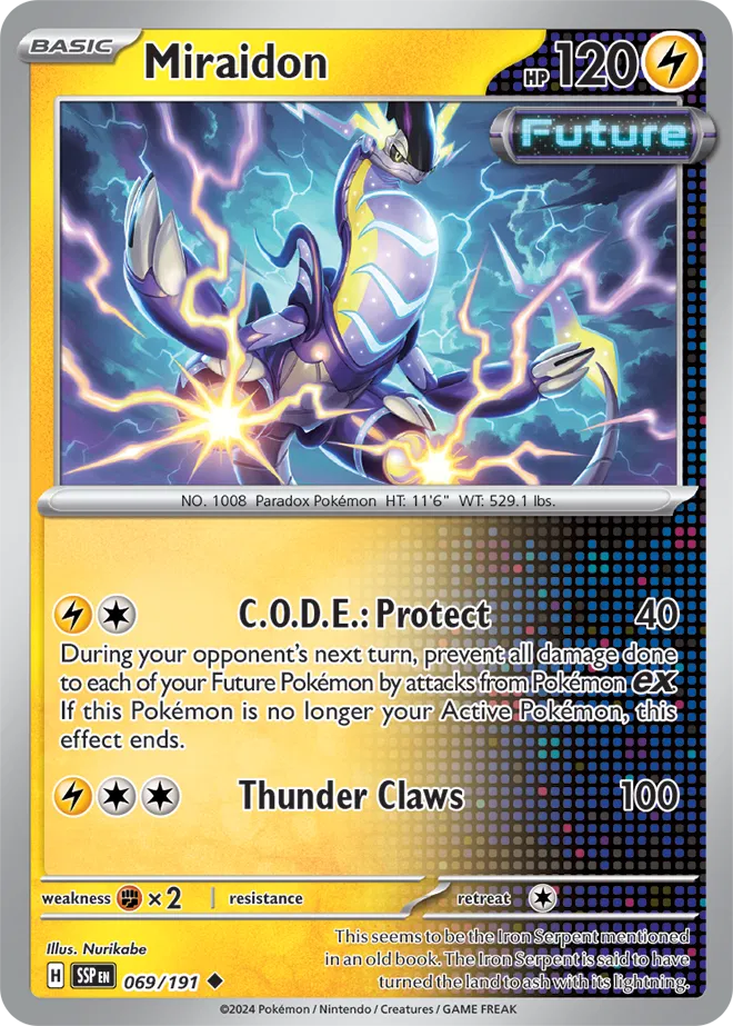 069/191 Miraidon Reverse Holo