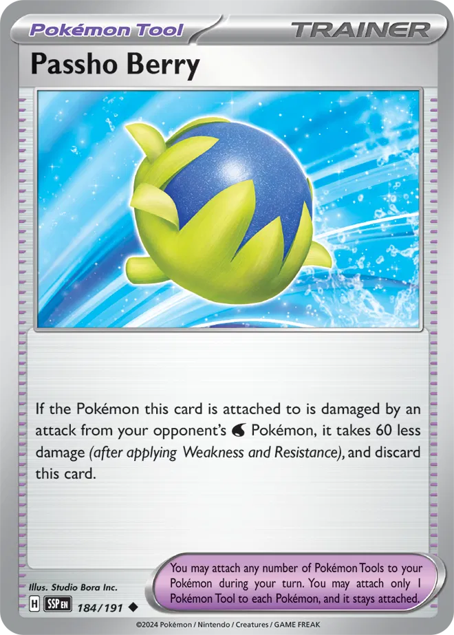 184/191 Passho Berry Reverse Holo
