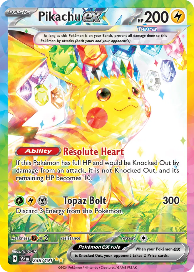 238/191 Pikachu EX