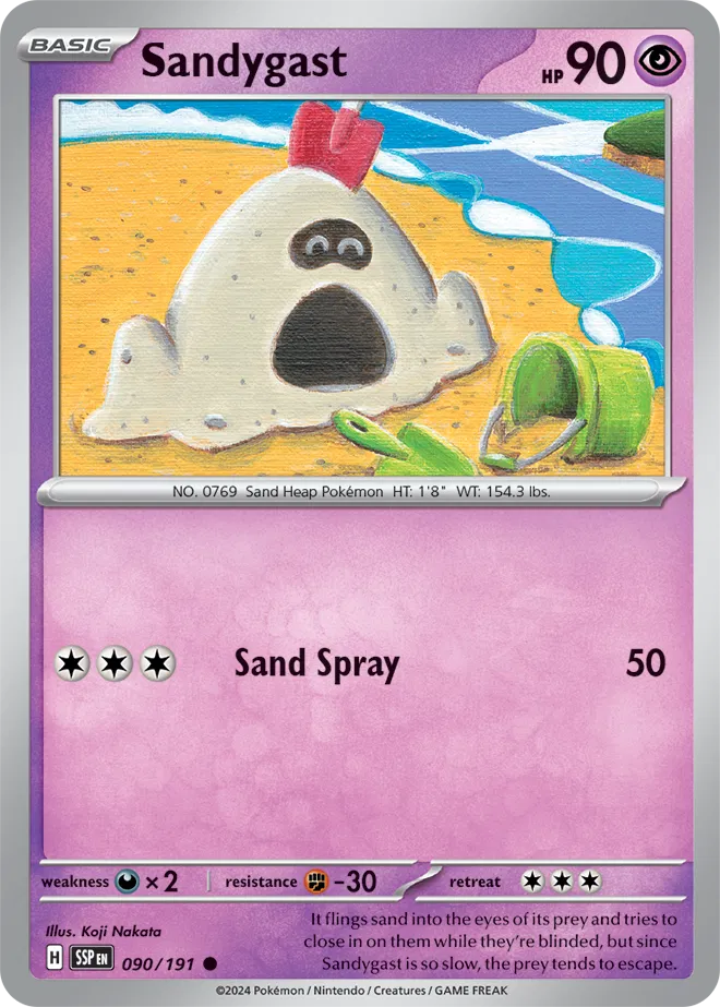 090/191 Sandygast Reverse Holo