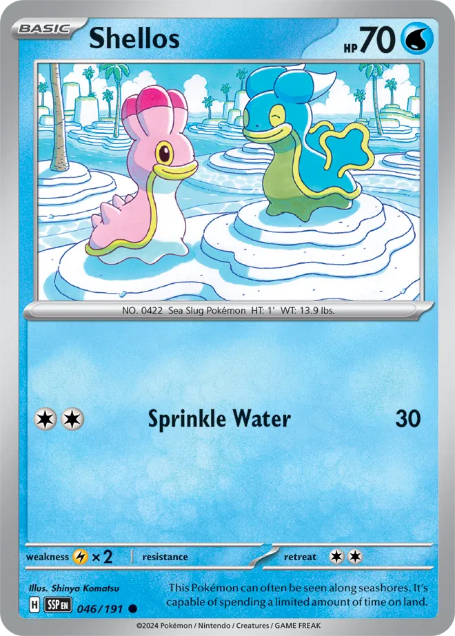 046/191 Shellos Reverse Holo