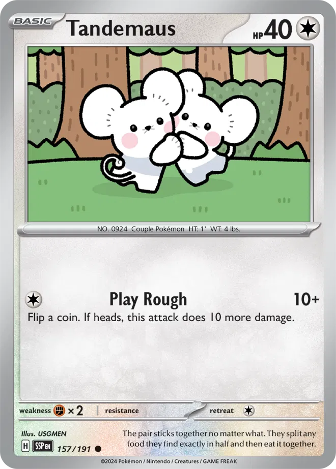 157/191 Tandemaus Reverse Holo
