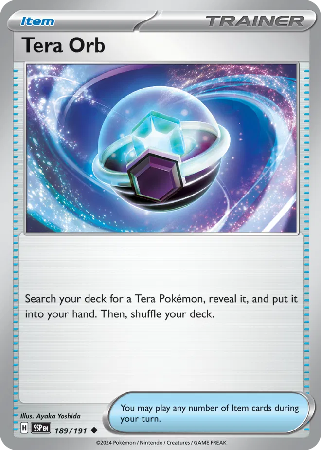 189/191 Tera Orb Reverse Holo