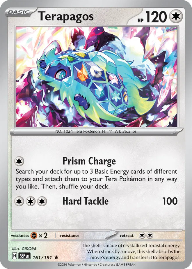161/191 Terapagos Holofoil