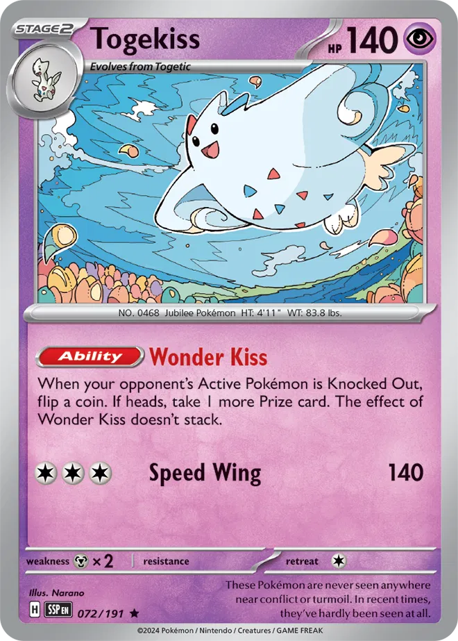 072/191 Togekiss Reverse Holo