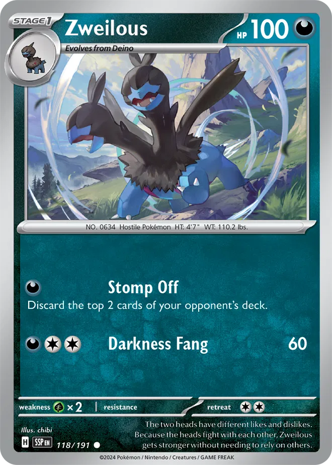 118/191 Zweilous Reverse Holo