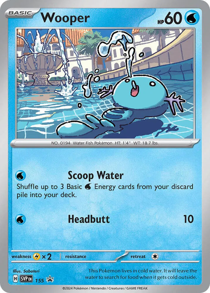 SVP 155 Wooper - SVP Black Star Promo