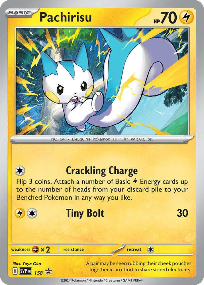 SVP 158 Pachirisu - SVP Black Star Promo