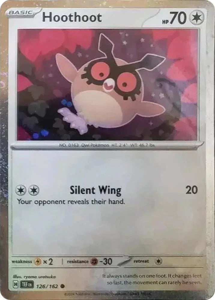126/162 Hoothoot Cosmos Holo - Temporal Forces