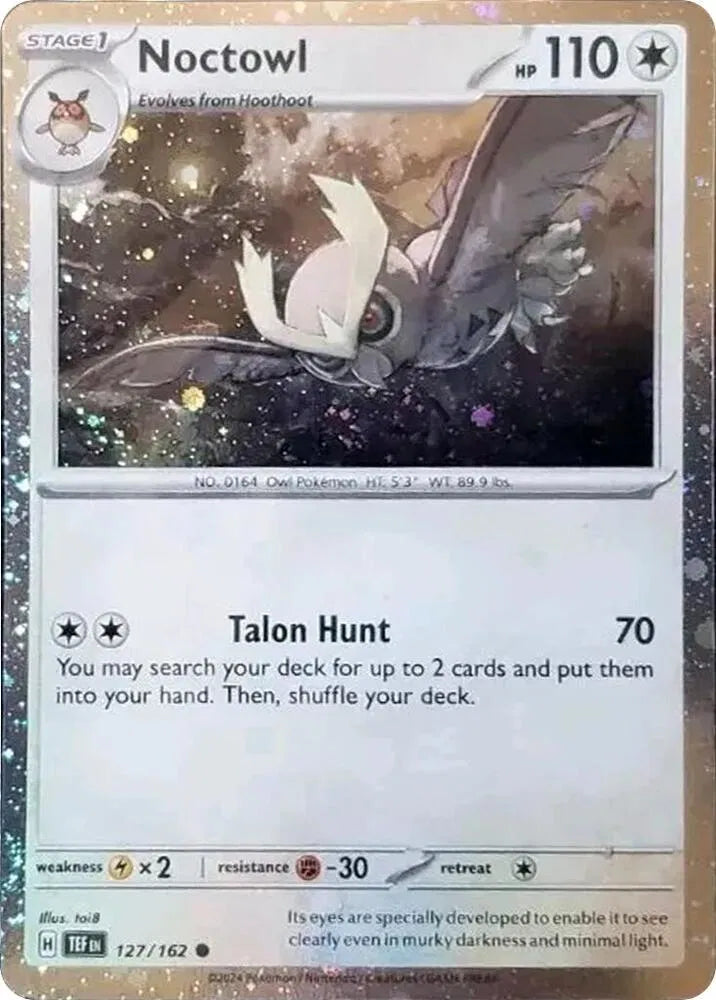 127/162 Noctowl Cosmos Holo