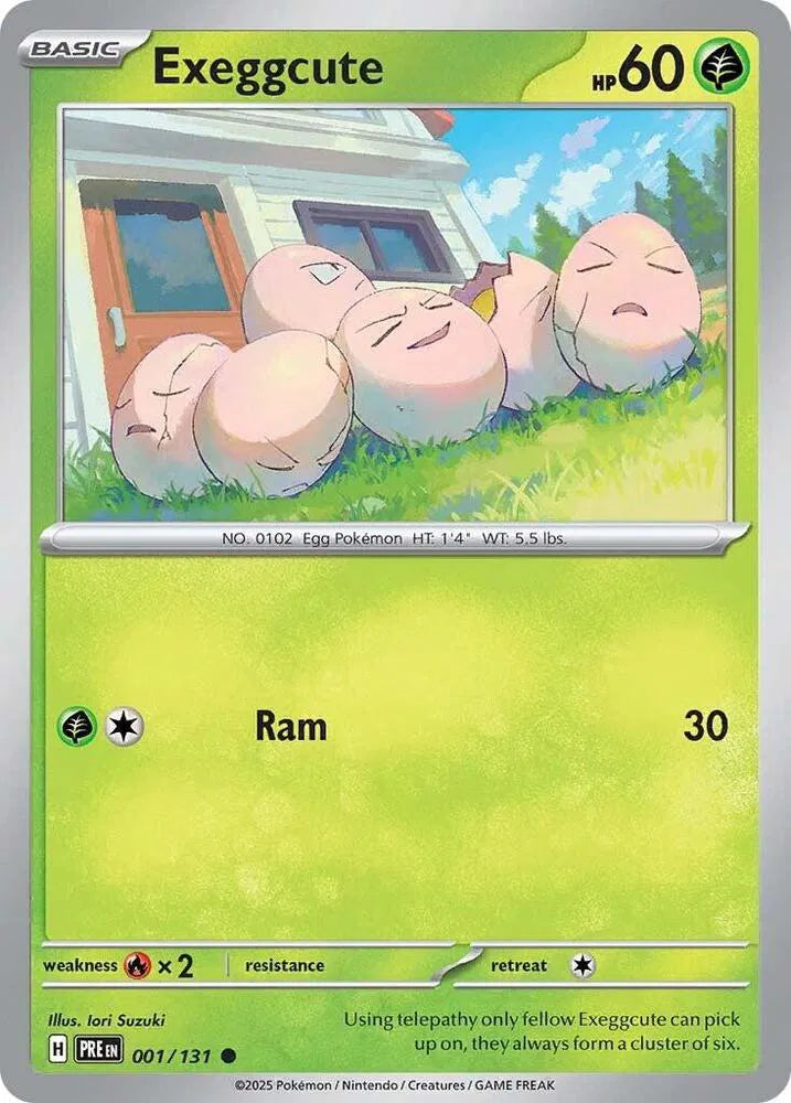 001/131 Exeggcute Reverse Holo