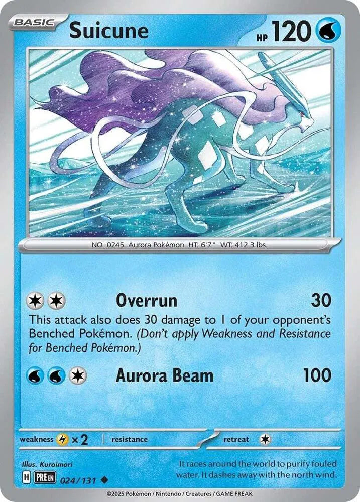 024/131 Suicune Reverse Holo