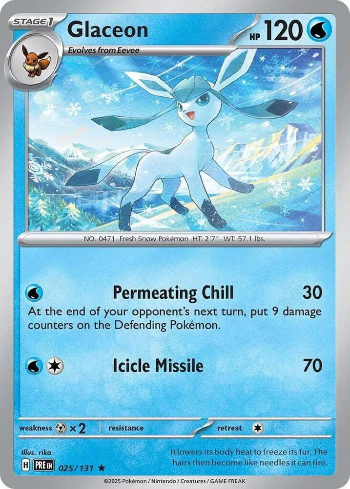 025/131 Glaceon Reverse Holo