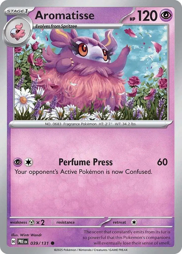 039/131 Aromatisse Reverse Holo - Prismatic Evolutions