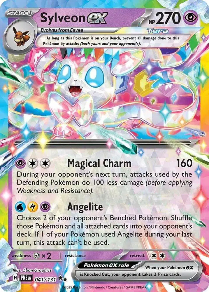 041/131 Sylveon EX - Prismatic Evolutions