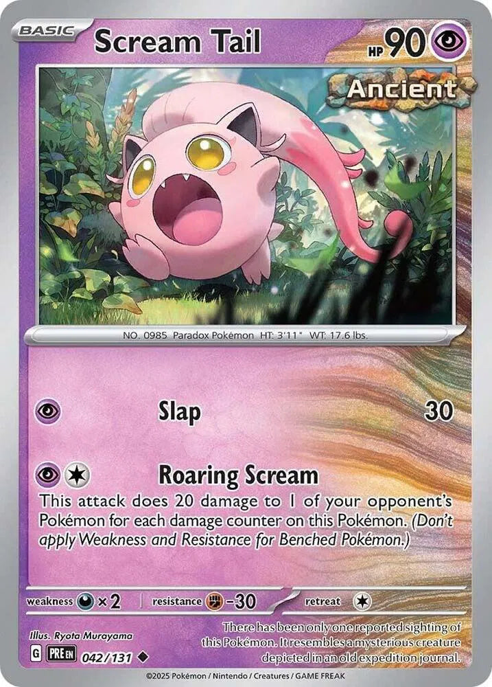 042/131 Scream Tail Reverse Holo - Prismatic Evolutions