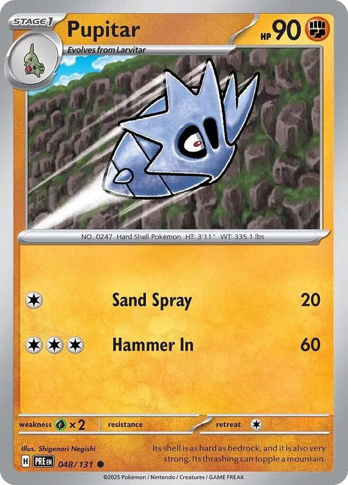 048/131 Pupitar Reverse Holo - Prismatic Evolutions