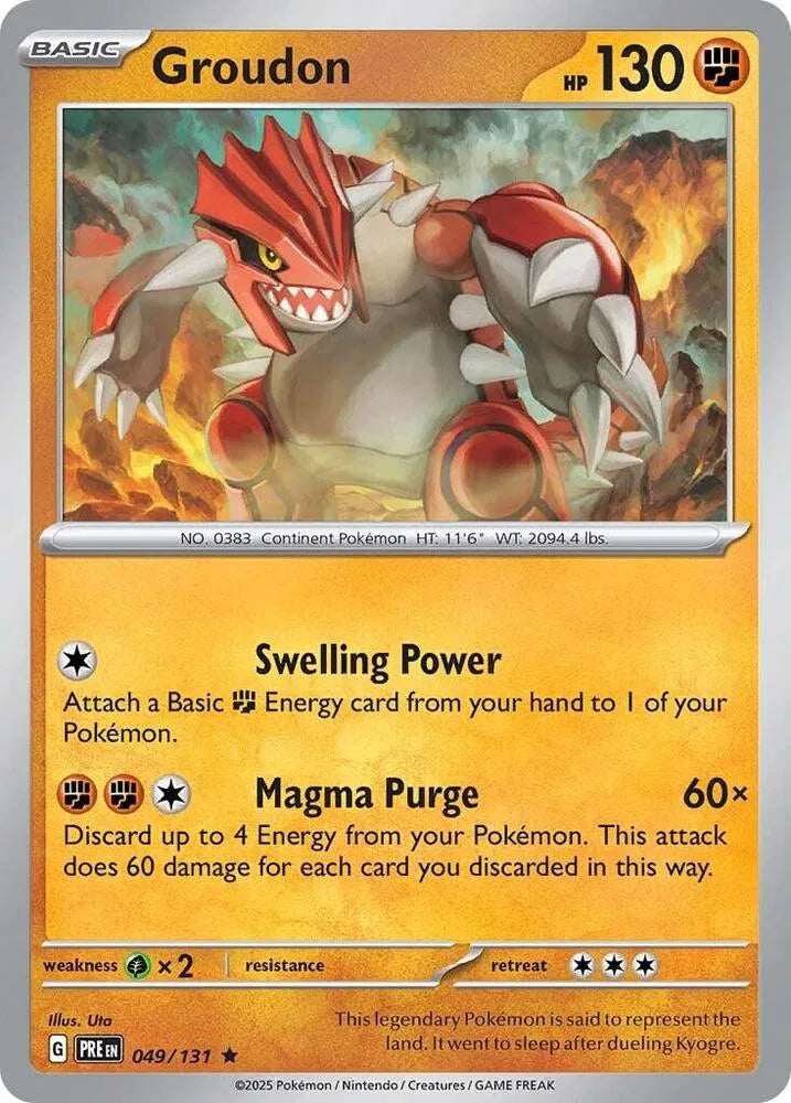 049/131 Groudon Reverse Holo