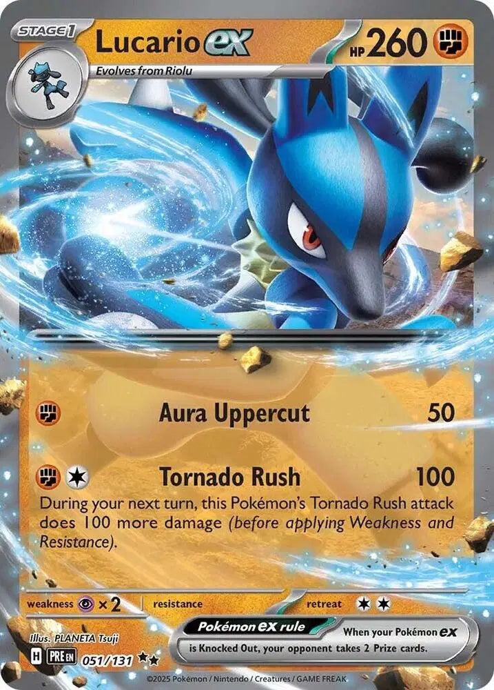 051/131 Lucario EX - Prismatic Evolutions