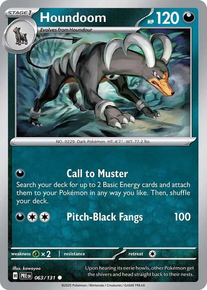 063/131 Houndoom Reverse Holo - Prismatic Evolutions