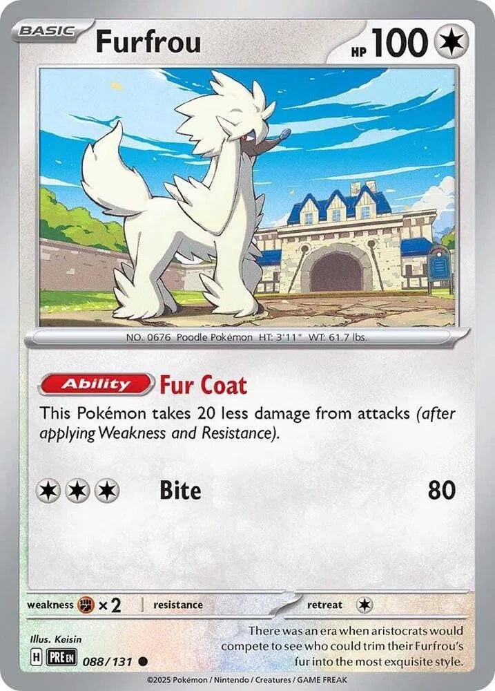 088/131 Furfrou Reverse Holo