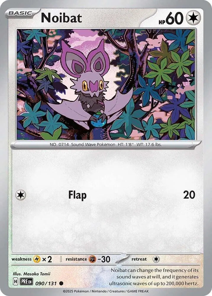 090/131 Noibat Reverse Holo - Prismatic Evolutions