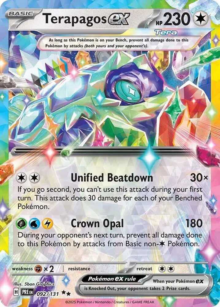 092/131 Terapagos EX - Prismatic Evolutions