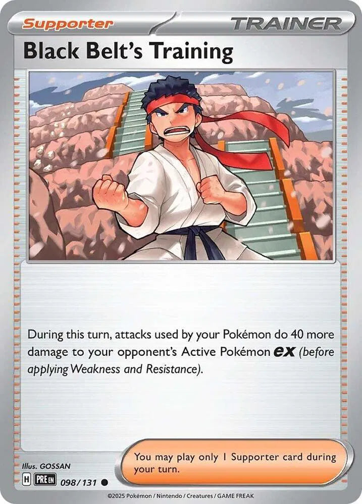 098/131 Black Belt Training Reverse Holo - Prismatic Evolutions