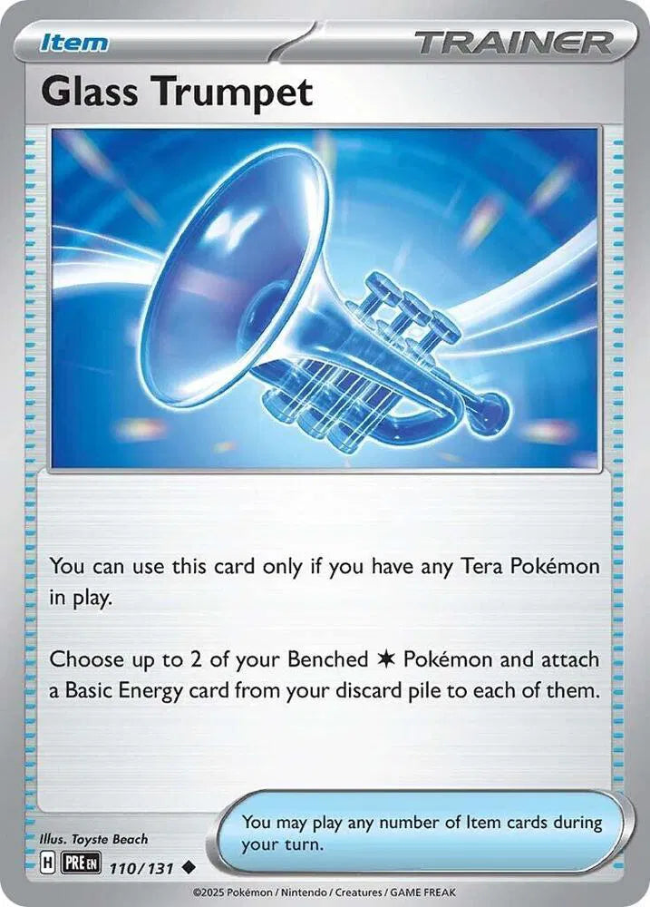 110/131 Glass Trumpet Reverse Holo